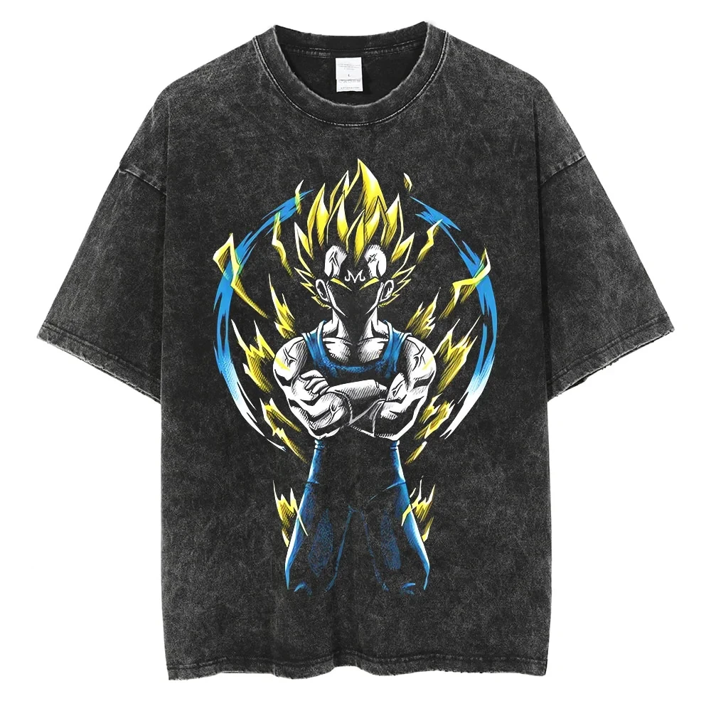

Dragon Ball Super Saiyan T Shirt 2026 Summer Cotton Unisex Casual Streetwear Short Sleeve Y2K Streetwear Trend
