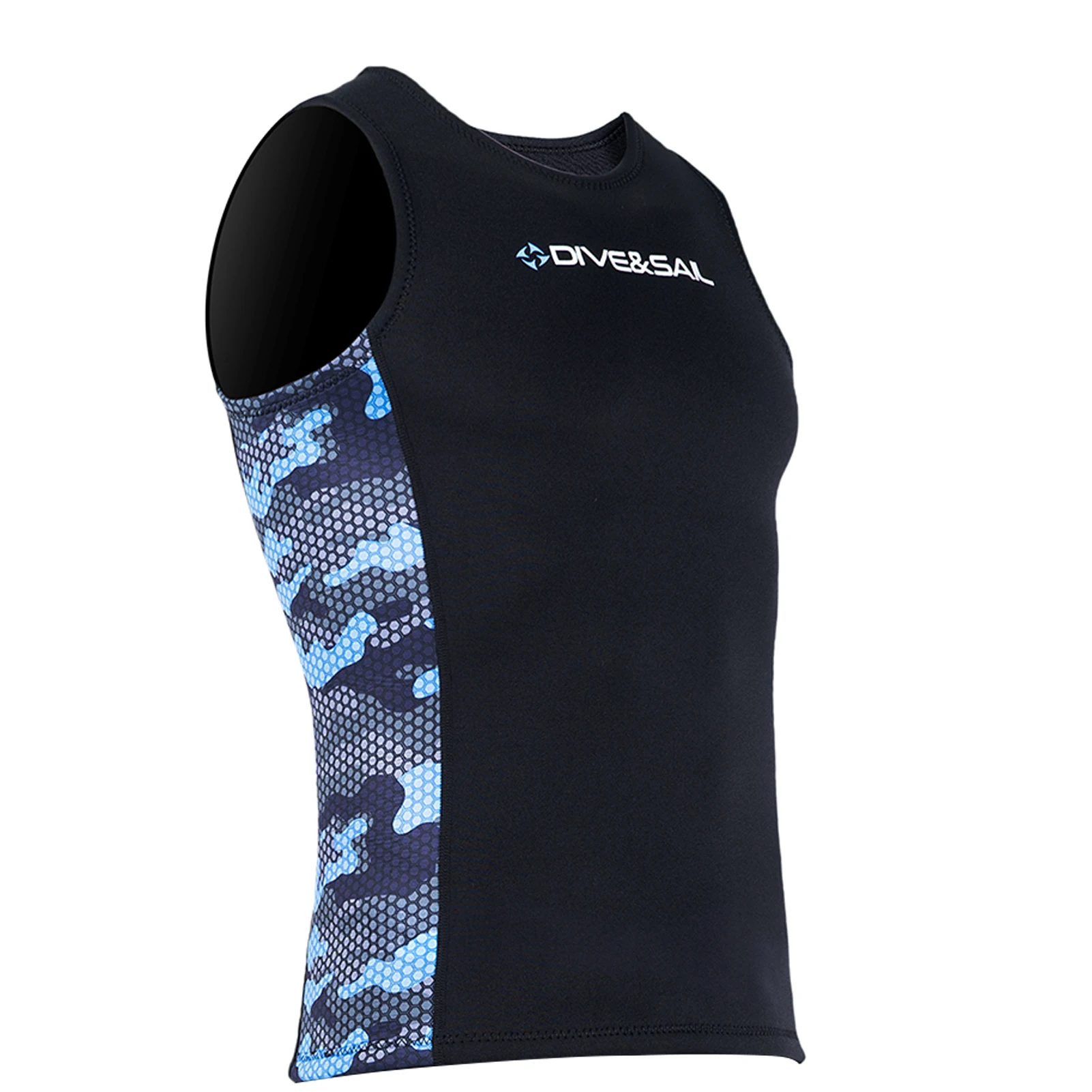 الرجال بذلة سترة تصفح القمم الرياضات المائية ملابس السباحة سترة الغوص سترة دون أكمام للتجديف السباحة الرجال ملابس السباحة سترة #6