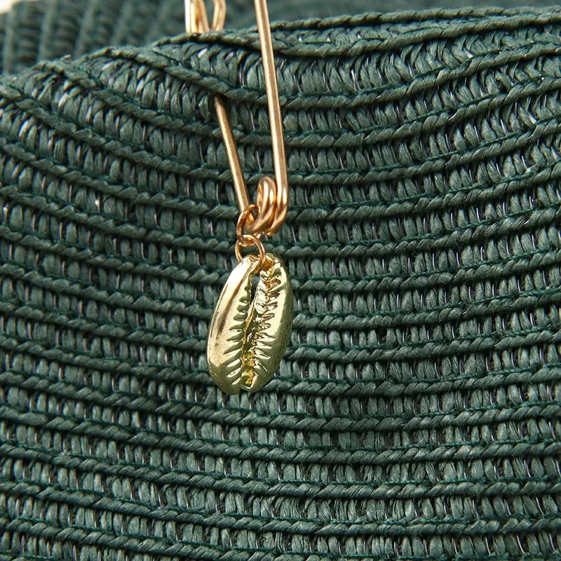 المرأة الصيف قبعة واسعة حافة بروش فيدورا بنما قبعة سلسلة قبعات الشاطئ قبعات الشمس ديربي قبعة الحفلات