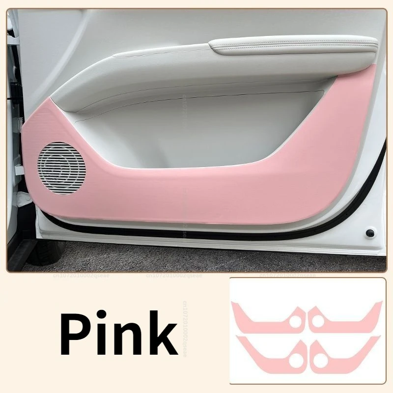PU-Leder Autotür Anti-Kick-Pad Vorder- und Hintertür-Schutzpolster Auto-Innenausstattung Zubehör für Geely EX2/Proton eMAS 5 2025 2026 – Detail 8