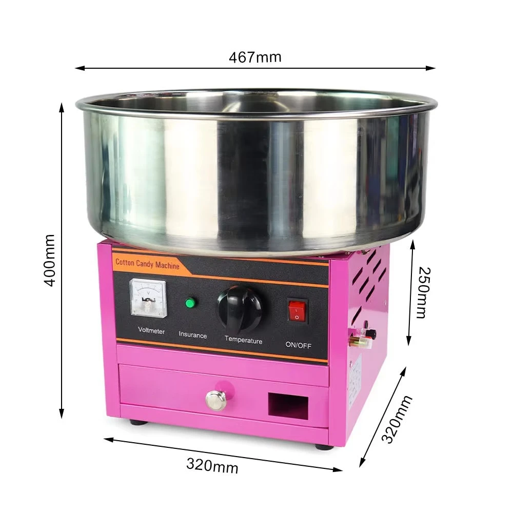 Wholesale Price High Output Gas Operated Fully Automatic Commercial Cotton Candy Machine Gas Power Cotton Candy Machine