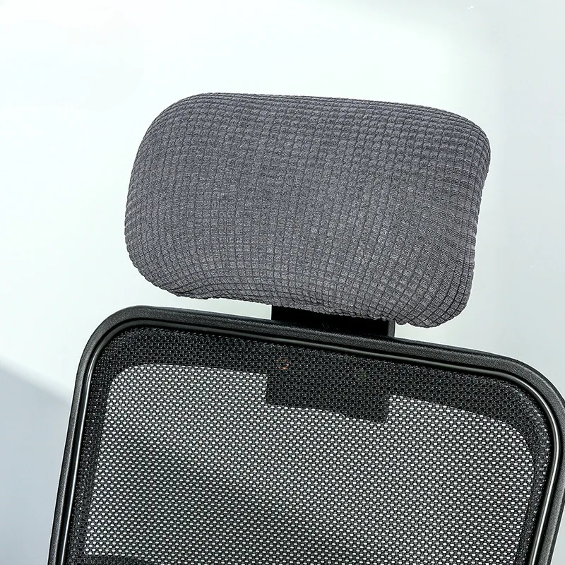 Jacquard Chair Headrest Cover High Elastic Solid Color Chair Headrest Covers Seat Slipcovers for Living Dining Room Home Decor