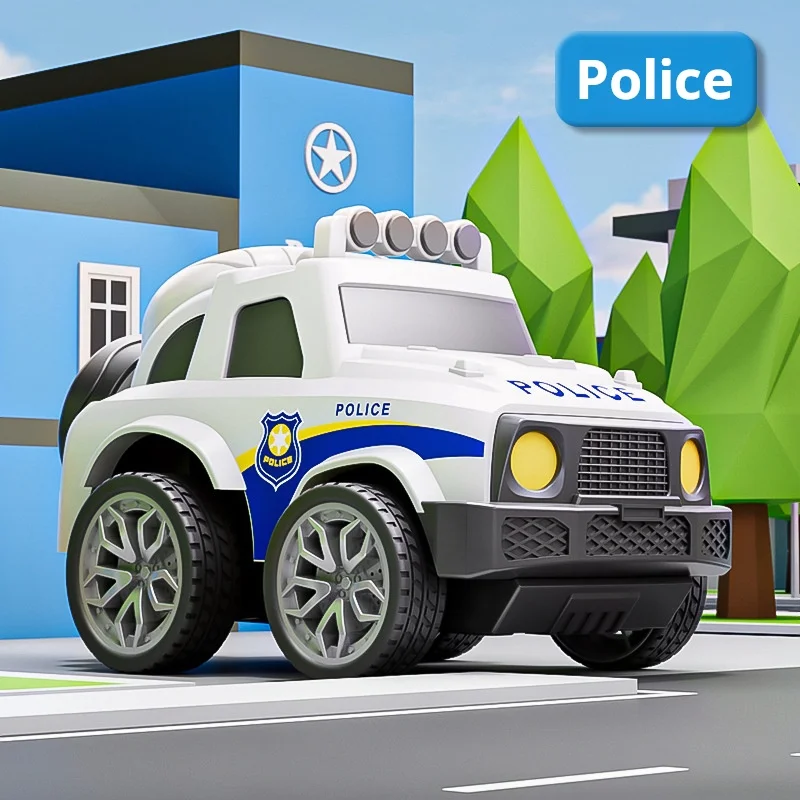 어린이용 미니 오프로드 차량 360도 스턴트 자이로스코픽 회전 장난감 아기 유아 관성차