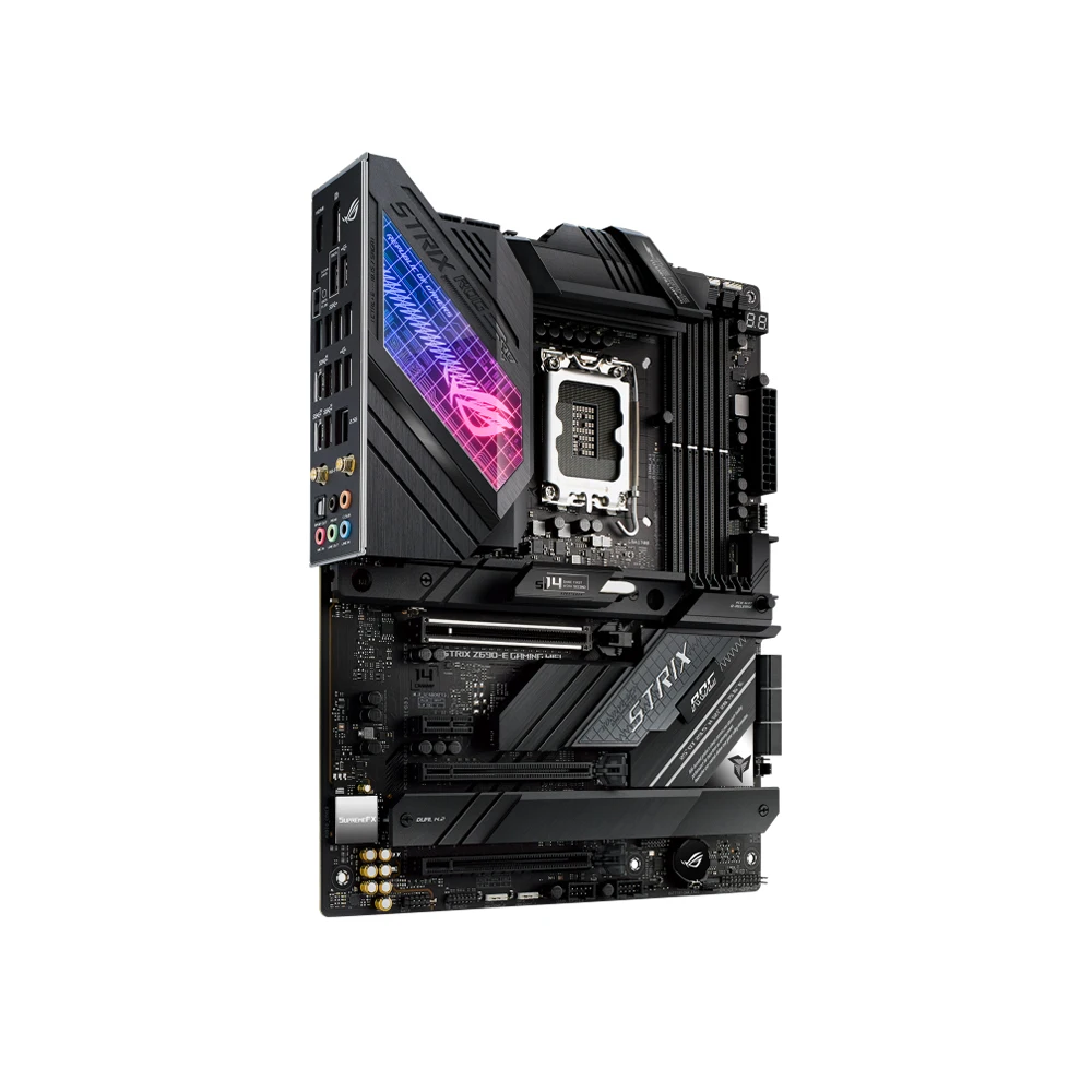 اللوحة الأم ASUS ROG STRIX STRIX Z690-E GAMING WIFI مع مقبس LGA 1700 لجيل Intel 12th يدعم DDR4 PCI-E 5.0 ATX. #2