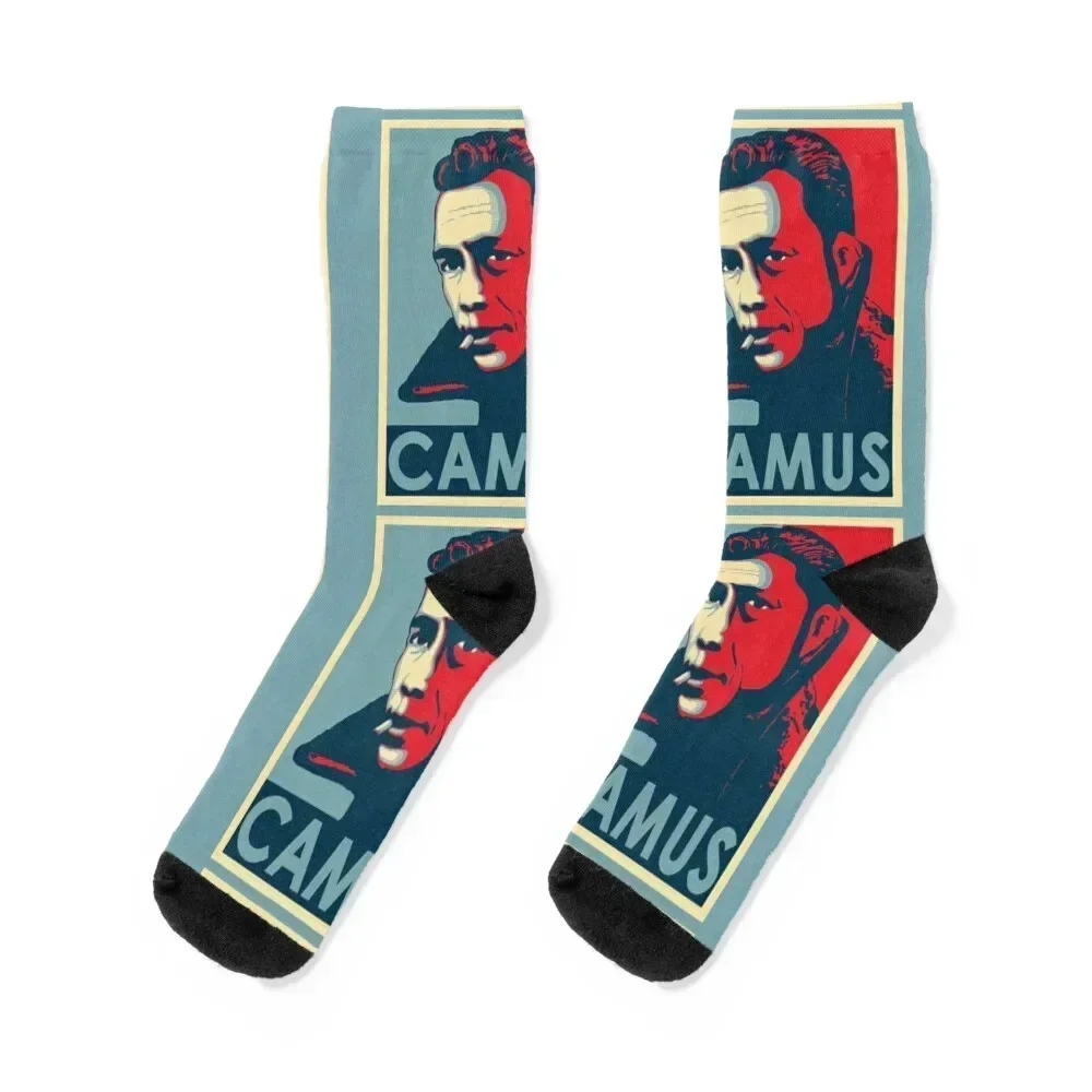 ALBERT CAMUS Socks funny gift Stockings man christmas gift FASHION Men Socks Luxury Brand Women's