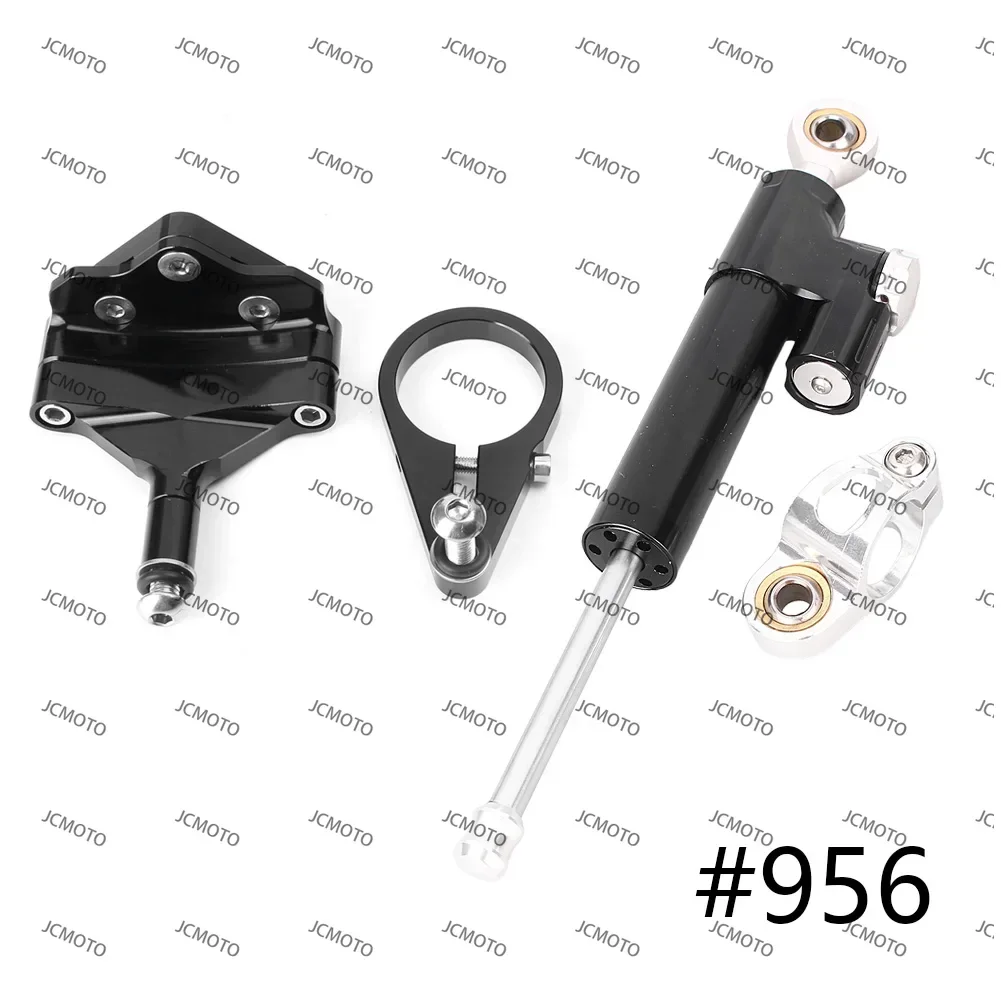 

Motorcycle Part For Honda CBR650F CNC Steering Damper Stabilizer w/ Bracket Set Saftety Control 2014 2015 2016 Anodized Aluminum
