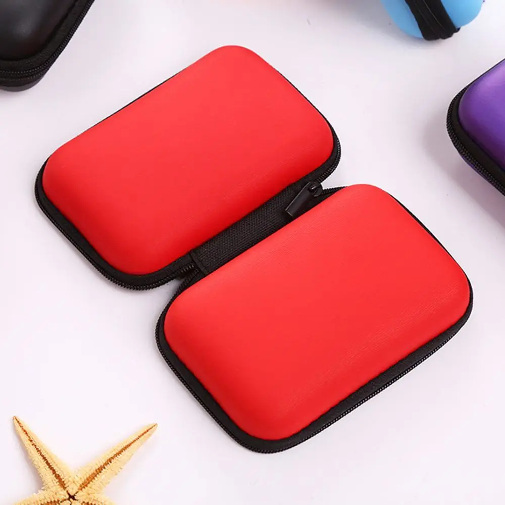 Portable Mini Earphone Bag Coin Purse Storage Box Carry Pouch Memory Card Case Cable Organizer Headphone Headset Accessories