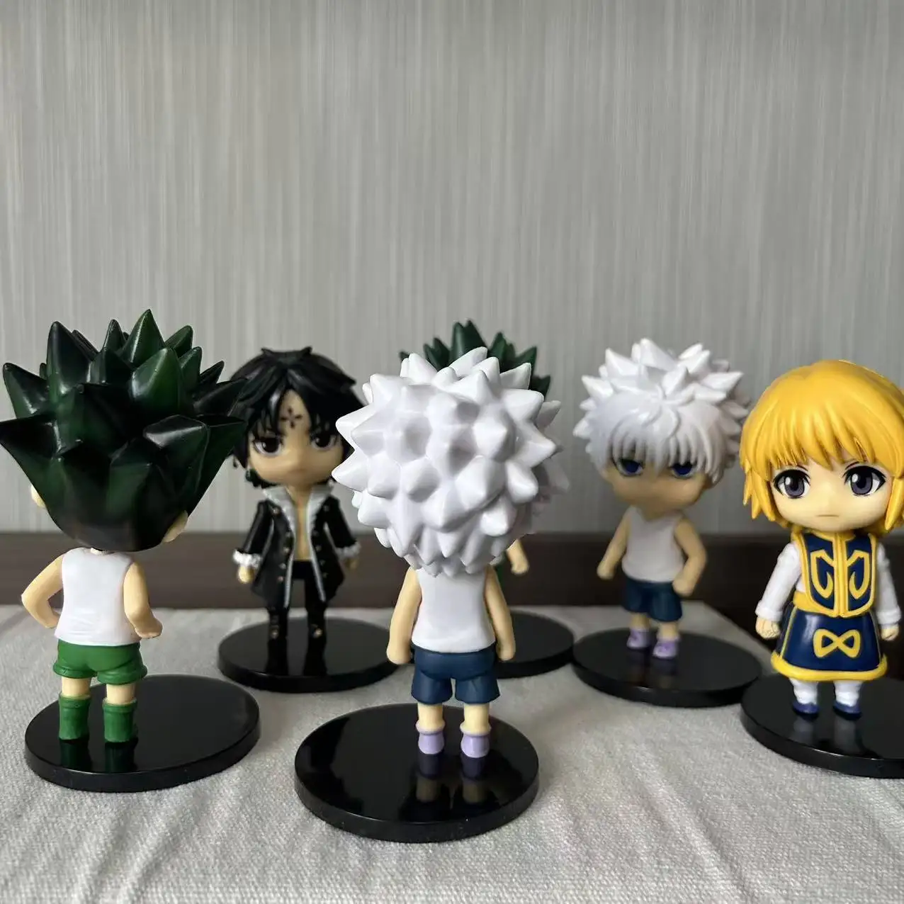 

6pcs/set 10CM New Anime HUNTER x HUNTER Kawaii Q version Figure PVC Model Toys Doll ornament Gifts