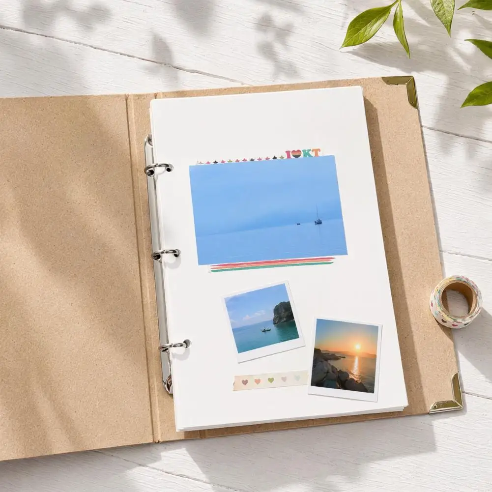Customizable Photo Book Loose Leaf Diy Photo Album Hard Cover Scrapbook Album Handmade Memory Book Commemorative Wedding