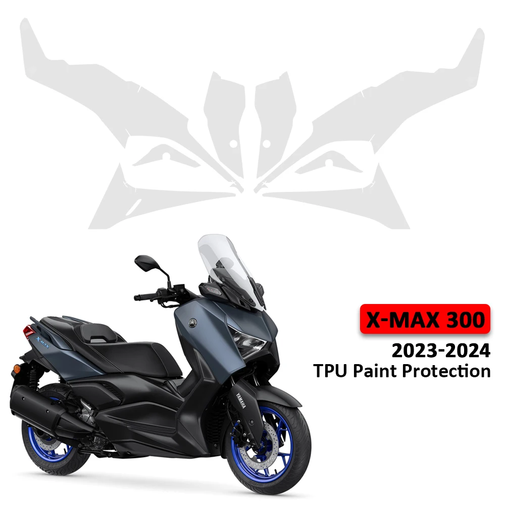 

PPF For YAMAHA XMAX300 XMAX 300 X-MAX300 2023-2024 Motorcycle Full Paint Protection Film Transparent Stickers TPU