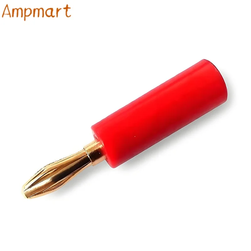 Ampmart Massiver Kupfer Vergoldeter Bananenstecker, 4mm, für Lautsprecher, Verstärker und Lautsprecherkabel – Detail 5