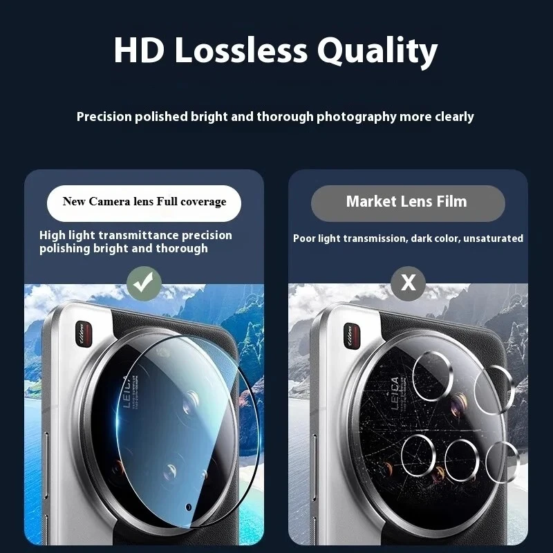 3 шт., закаленное стекло для объектива камеры с полным клеем для Vivo X Fold 5 4 4 Pro X200 Ultra X100 S Pro, пленочная крышка объектива, установка локатора