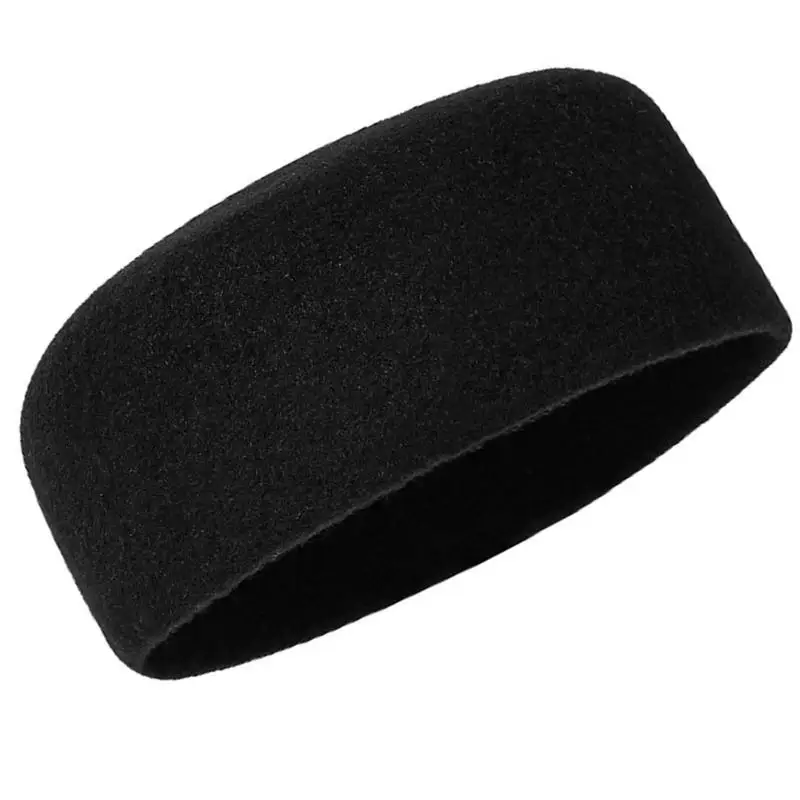A52E Breathable Wool Hat Unique Cultural Charm Hat Simple Solid Color Wool Hat Suitable for Religious Ceremonies