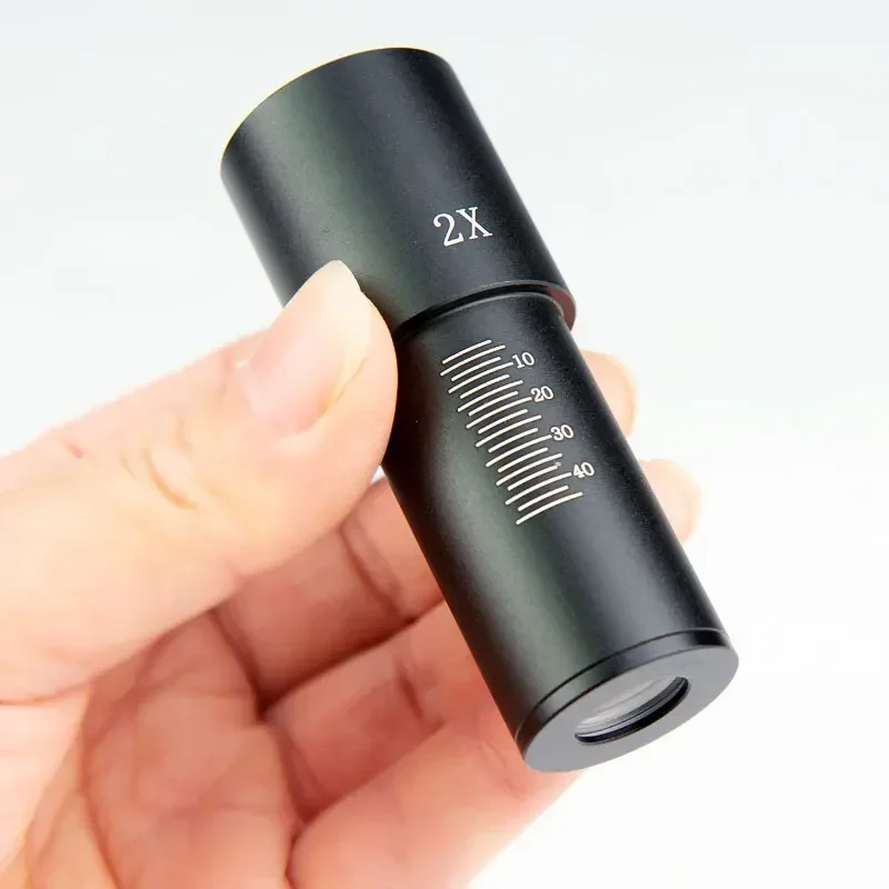 

1 PC 23.2mm Interface 2X Metal Barlow Lens Microscope Eyepiece Microscopio Tools TVE Tools