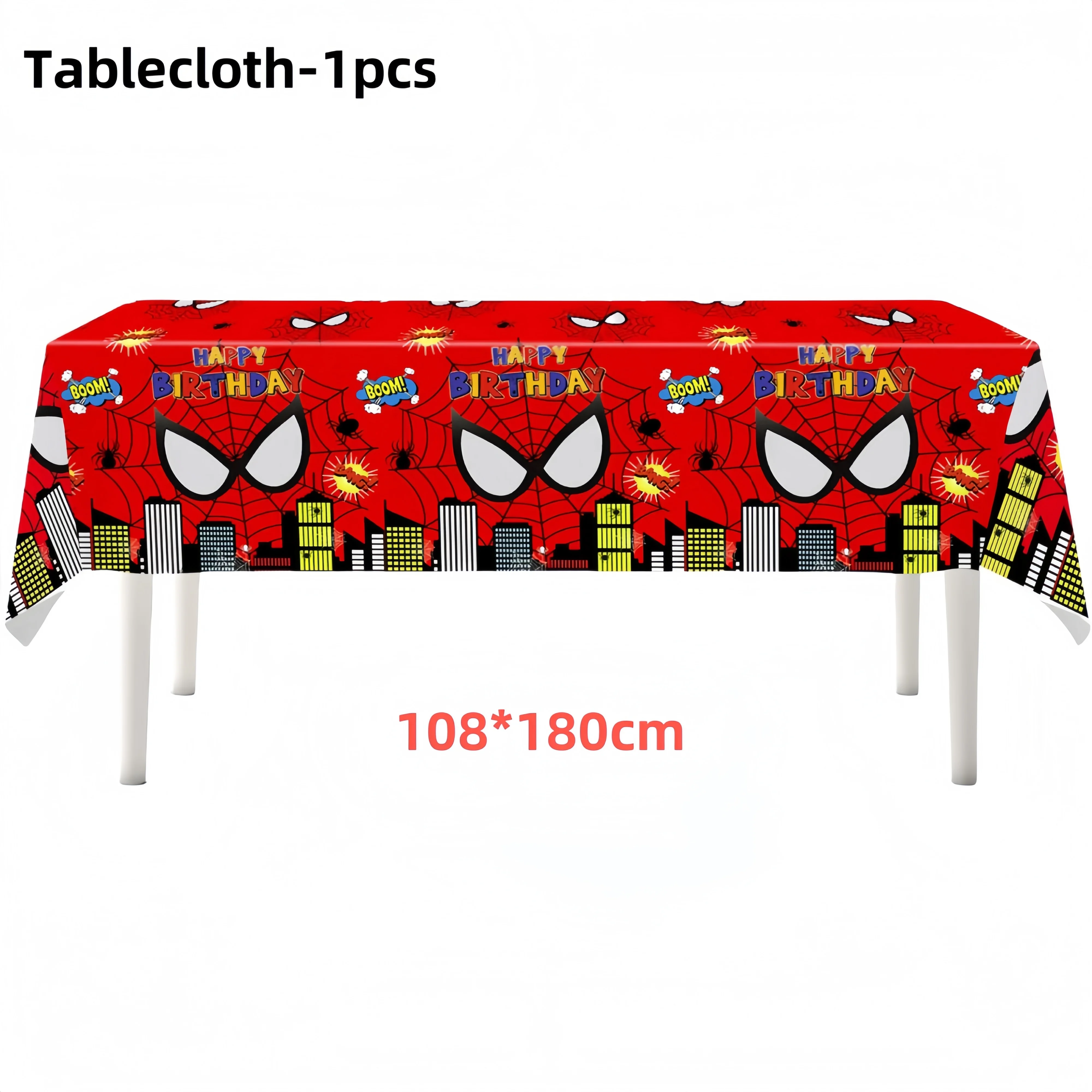 Spiderman Birthday Party Decoration Superhero Tableware Cup Plate Balloon Cake topper Superhero Party Supplies Baby Shower Decor