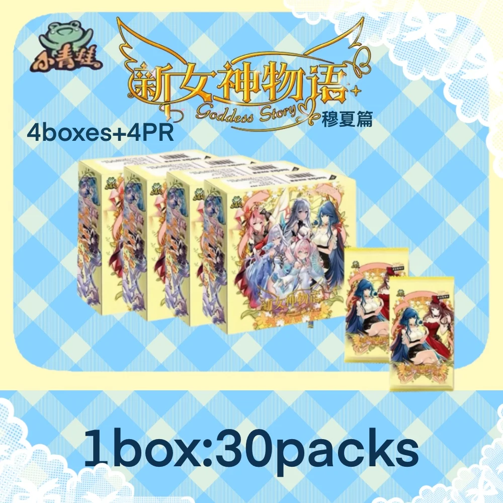 

NNS-2M16 Little Frog New Goddess Story Card Chapter Colorful FlashCard Anime Character Collection Card Games Toys