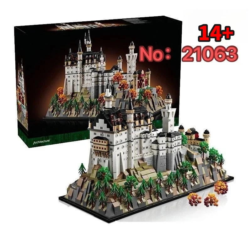 disney-nuovo-arrivo-21063-castello-di-neuschwanstein-edizione-da-collezione-set-di-costruzioni-per-divertimento-in-famiglia-regalo-di-anniversario-decorazione-per-la-stanza