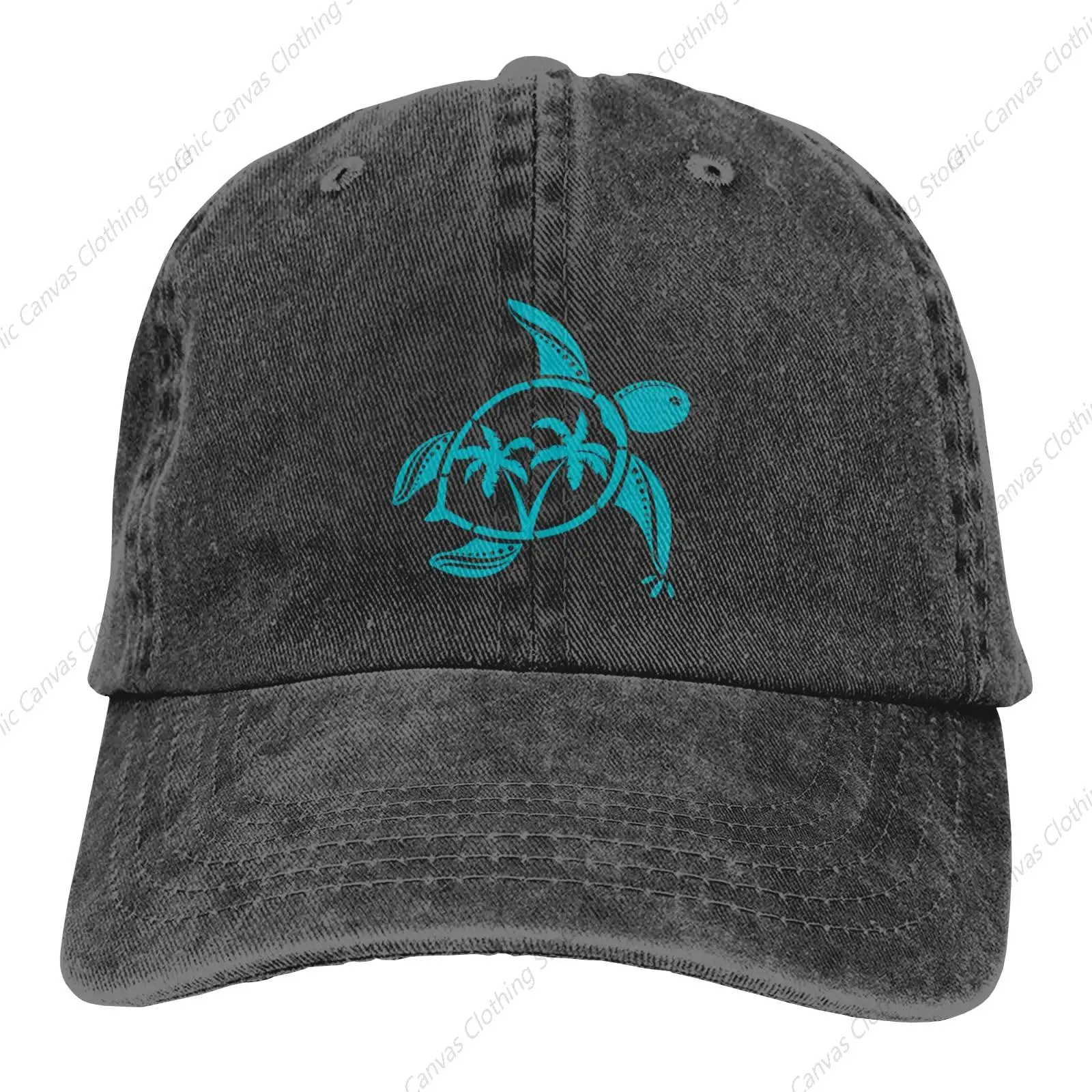 Blue Sea Turtle Baseball Hat Fashion Adult Snapback Cap Men Women Four Seasons Adjustable Hat For Outdoor Sport Running Gift