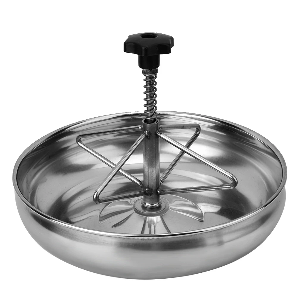 Cuenco de alimentación de lechones de acero inoxidable, trineo de alimentación de lechones, bandeja de comida, cuenco alimentador de cerdos, casquillo de ganado