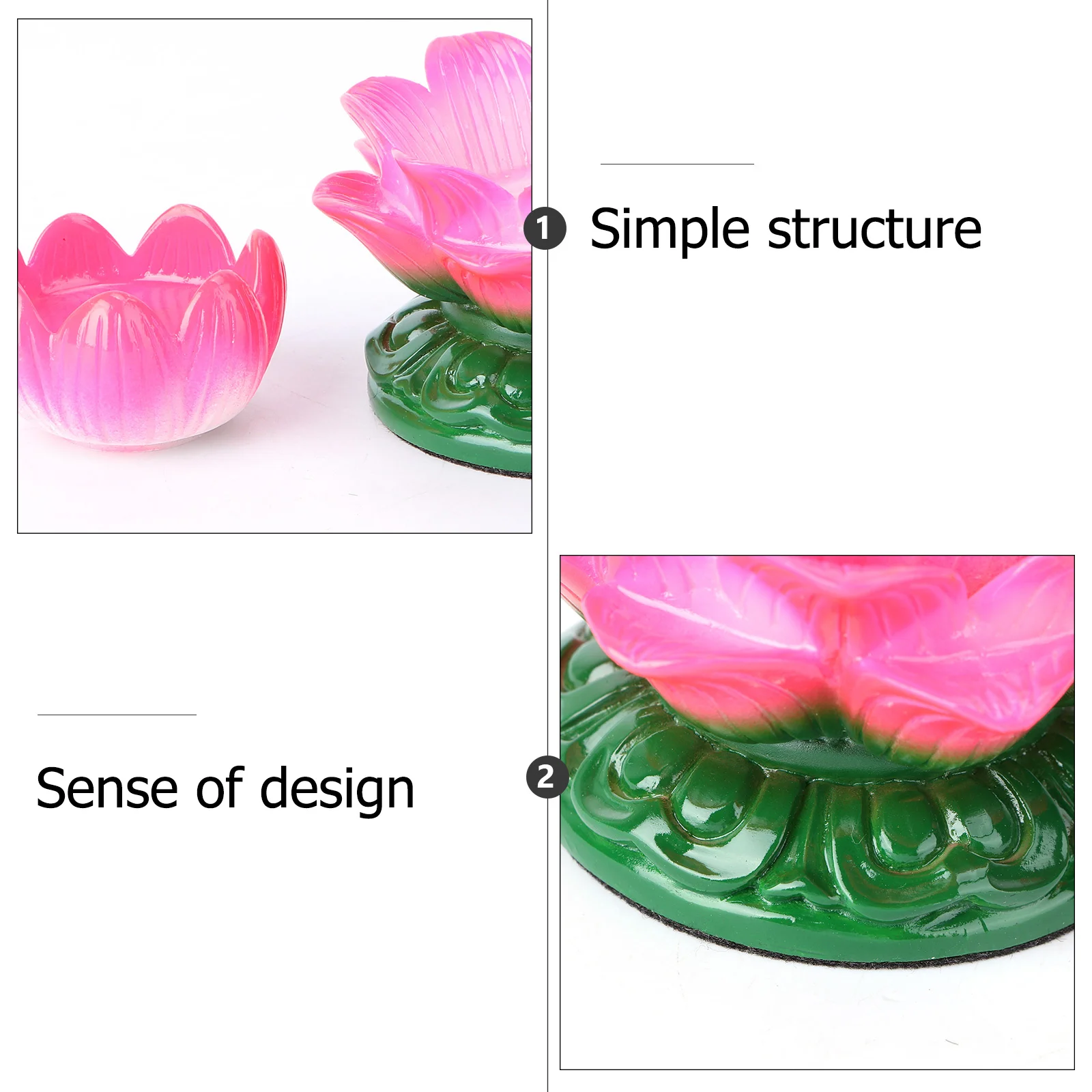 

Holder Without Delicate Pilot Burner Votive Holders Buddhism Vintage Style