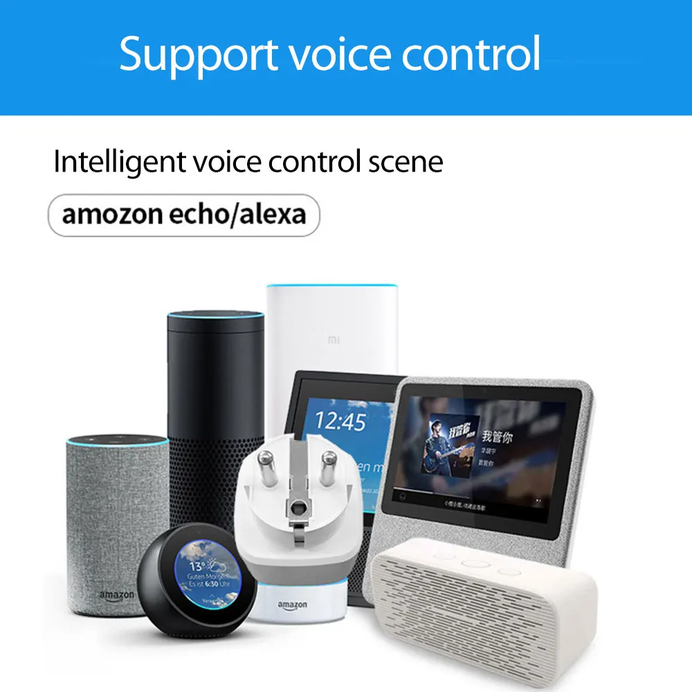 Smart Plug WiFi Socket EU 16A Power Monitor Timing Function Tuya SmartLife APP Control Works With Alexa Assistant Yandex