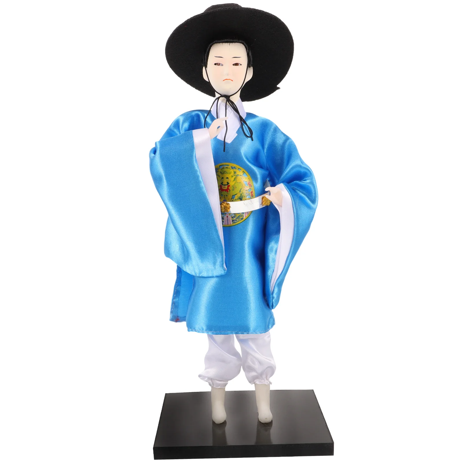 

Korean Ornaments Hanbok Statue Handicraft Handcraft Decoration Traditional Figure Man Figurine Desktop