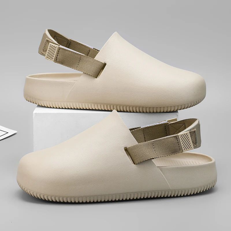 Men's Lightweight EVA Summer Sandals, Quick-Dry Water Shoes, Casual Clogs For Beach & Garden_voghion.com
