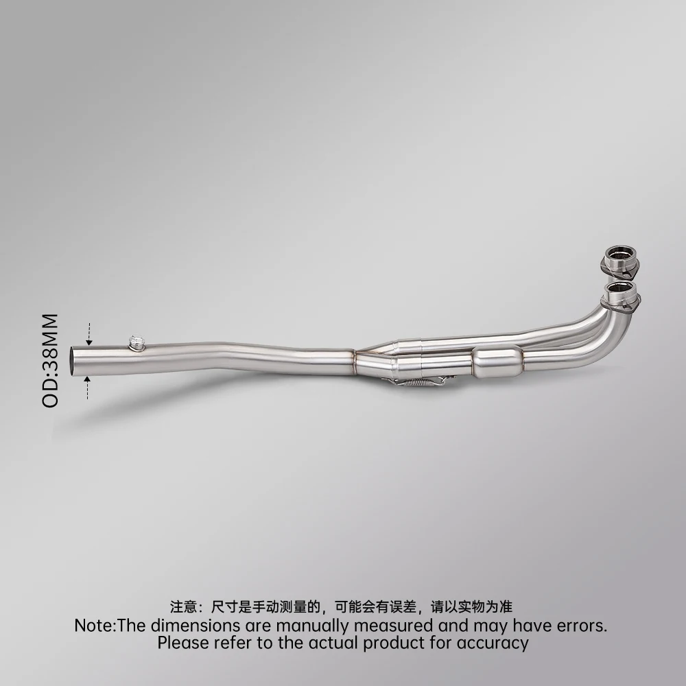 Suitable for kymco AK550 (2017-2021) motorcycle system exhaust front section stainless steel slip on