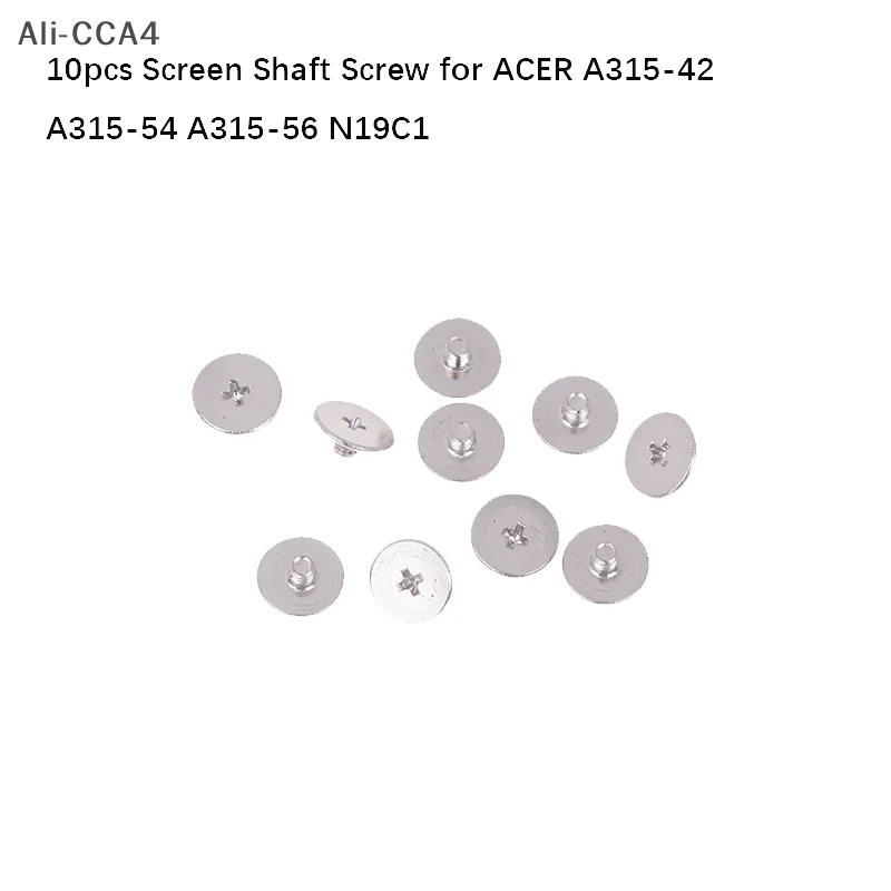 

10Pcs Big Flat Head Laptop LCD Axis Shaft Hinge Screws Carbon Nickel Plating For A315-42 A315-54 A315-56 N19C1