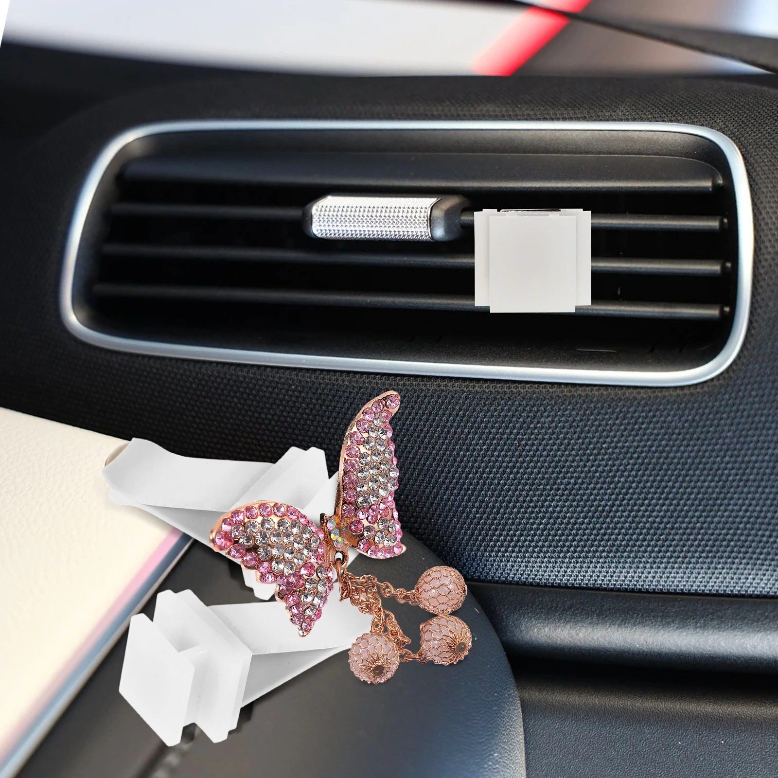 

10pcs Car Air Freshener Vent Clips Universal Fit Longlasting Fragrance Adjustable Scent Metal Plastic Compatible With Various