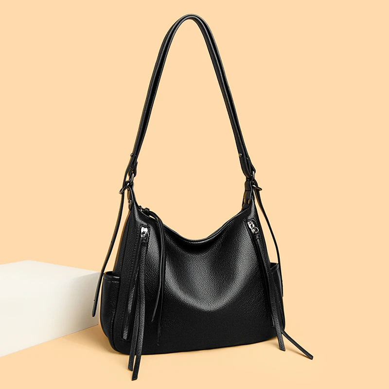 

Large Capacity Women PU Leather Handbags Tote Bags Fashion Ladies Shoulder Messenger Bags Casual Zipper Female Big Shopping Bag