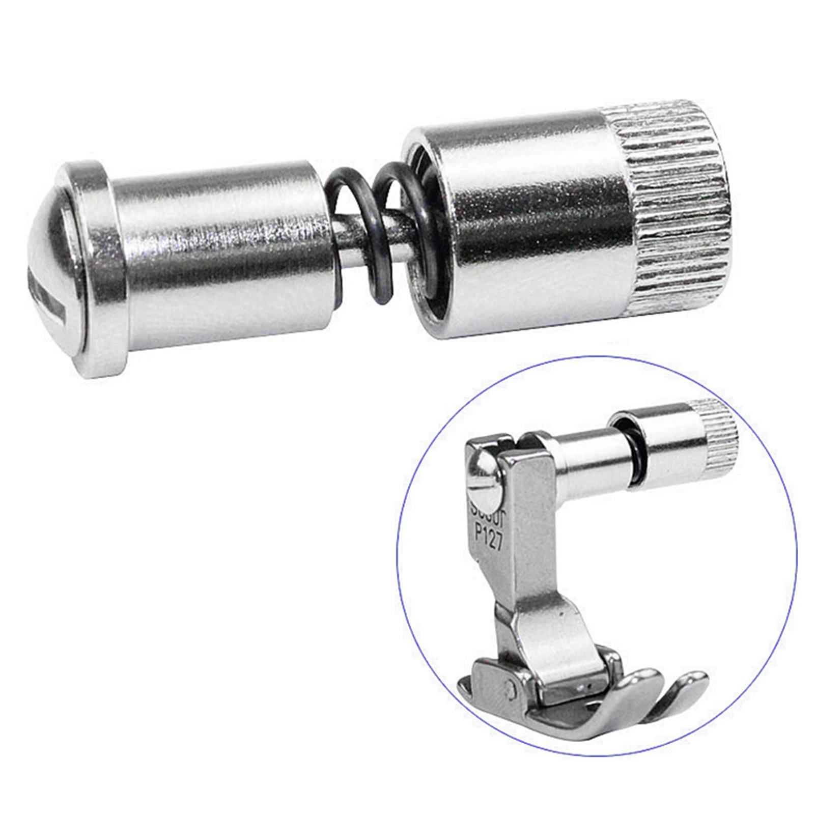 Presser Foot Change Screw Clamp Multifunctional Adjustable Spring Presser Foot Clamp for Gathering Darning