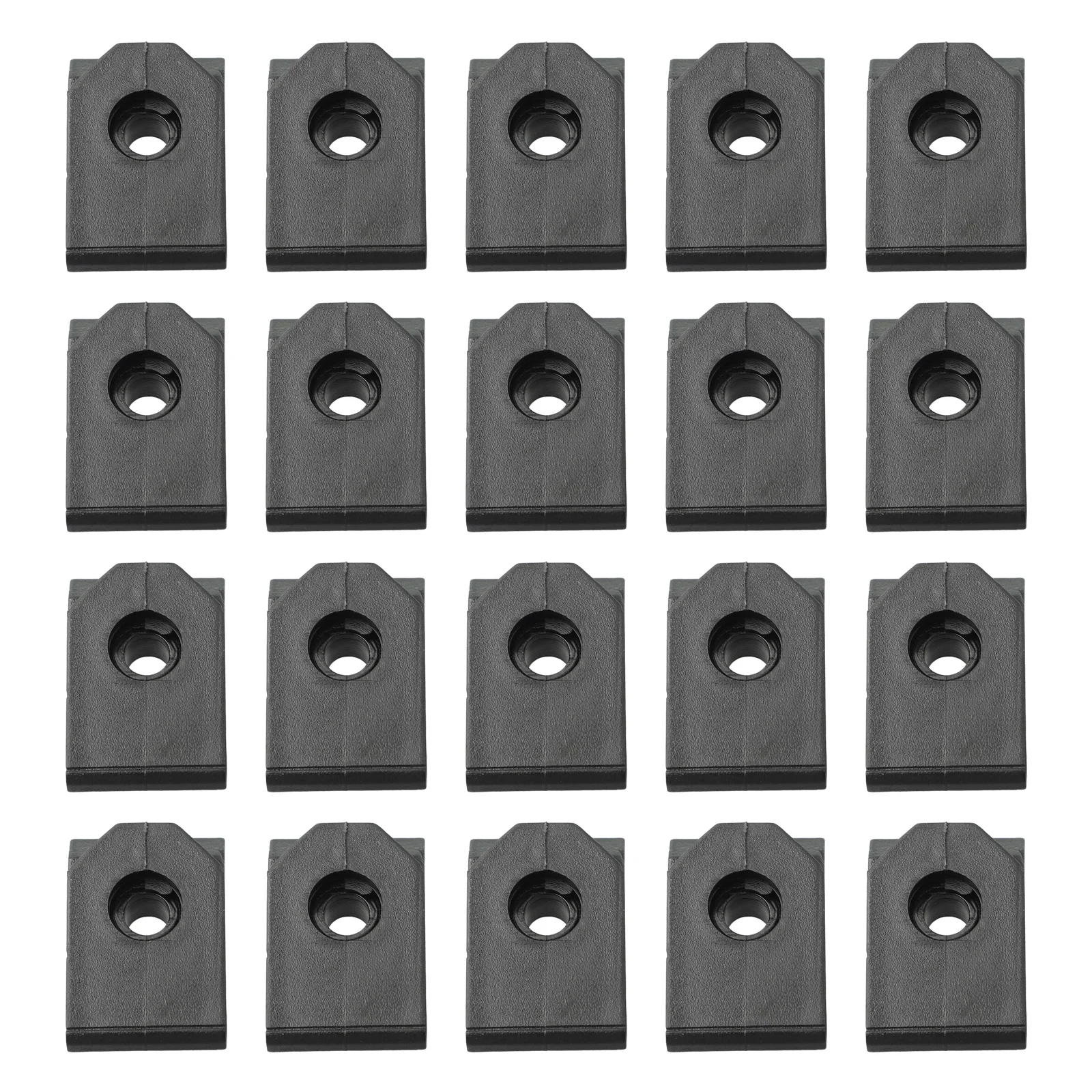 Brand New U Nut Front Fender Liner Clip 1/4 Inch Screw 20Pcs 29mm Length Accessories Black For Toyota 53879-22010