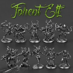 Monsters Cannibal Demon Ancient Armored Warrior Night Elves Metal Mini Models DIY Miniature Figurines Warmonster Decoration Toys
