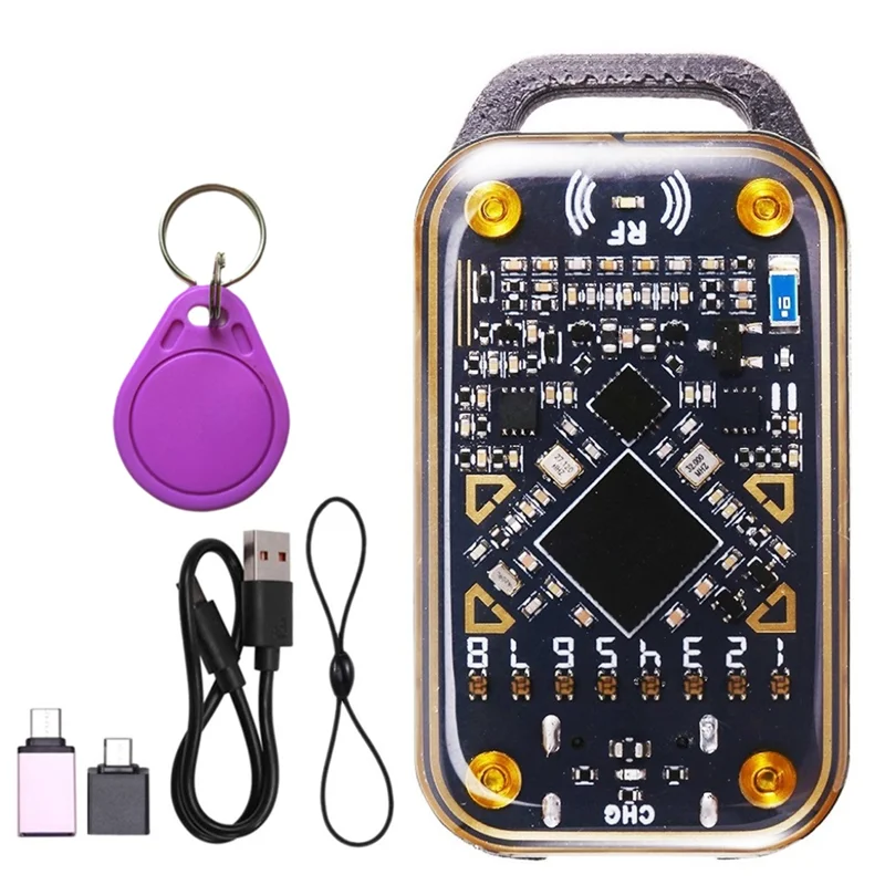 

AS95-Chameleon Ultra RFID Smart Chip Reader NFC Duplicator With CUID Keychain Smart Card Emulator 125K 13.56Mhz ID IC Decoder