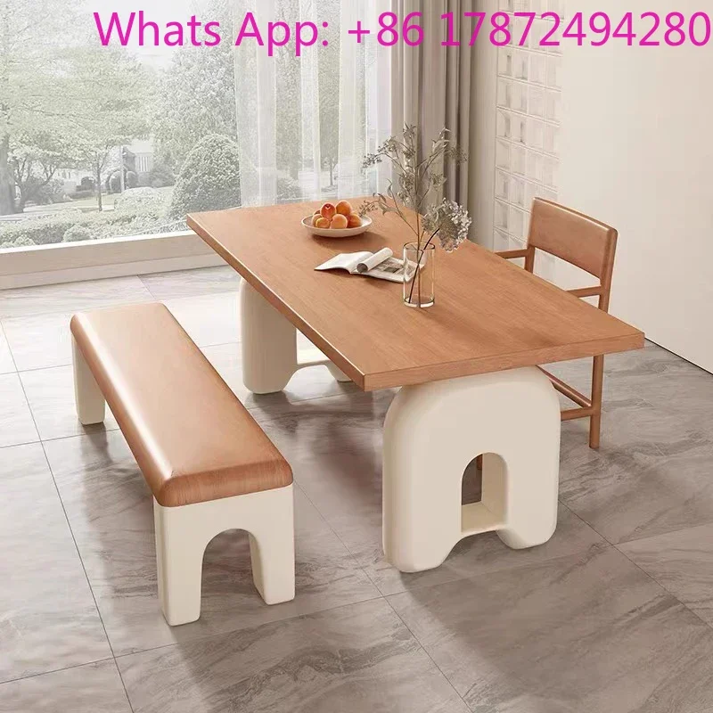 New Arrival Dining Table Designer European Aesthetics Adult Restaurant Table Service High Quality Mesas De Comedor Furniture