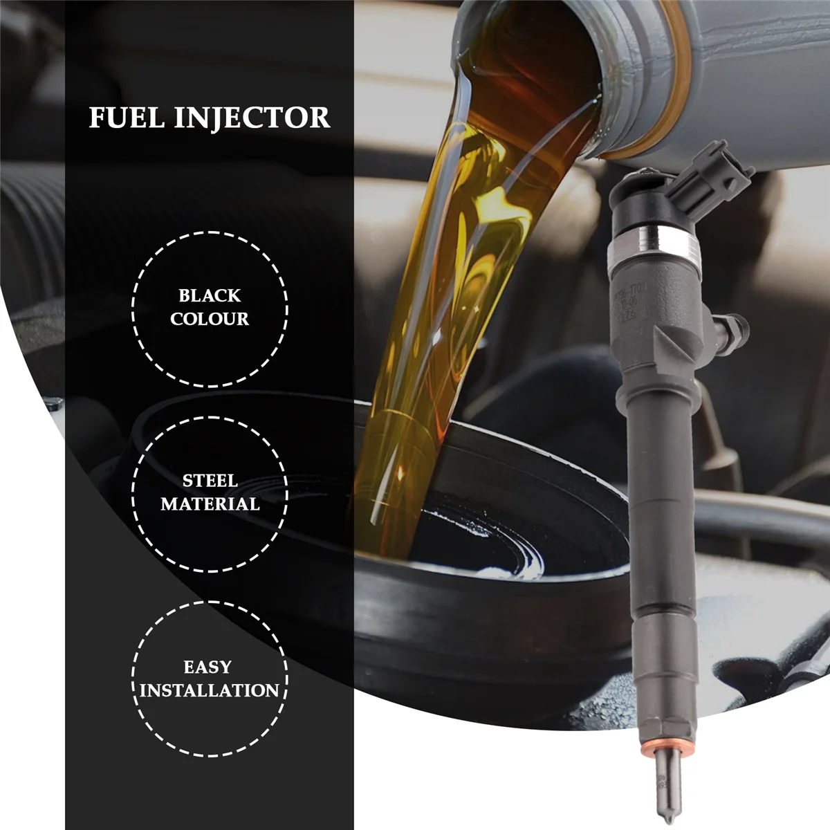 0445110250   Injetor de combustível de lápis de motor WLAA13H50 para Ford Mazda BT-50_N29R