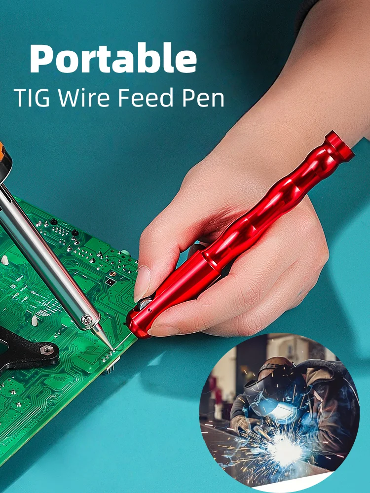 Welding Tig Pen TIG Welding Wire Feed Pen Finger Feeder Welding Rod Holder for Wire Soldering Equipment Supplies