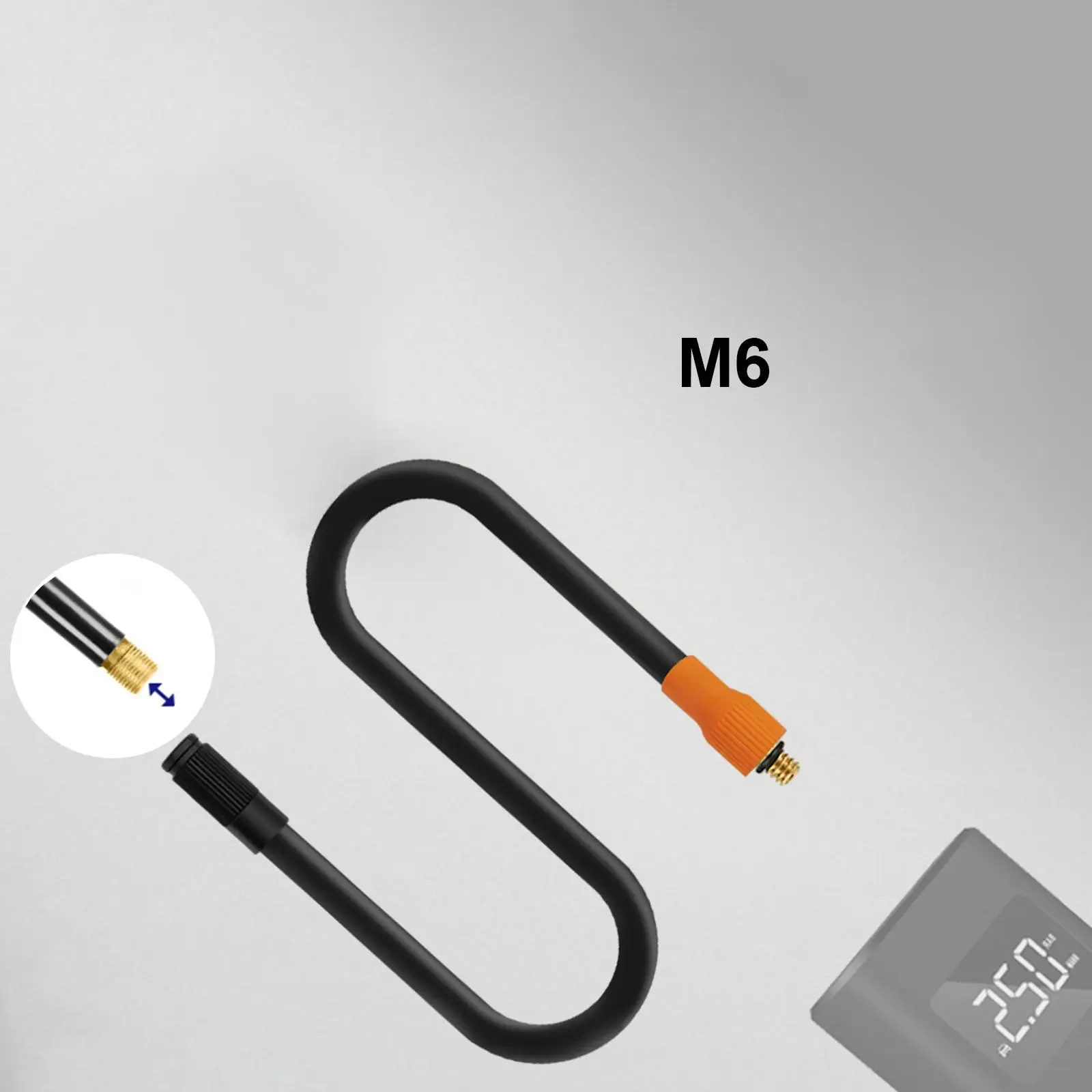 Pump Valve Hose 50cm Copper Threaded Inflatable Boat Air Pump Adapter Tube for Kayak Surfboard Car Compressor