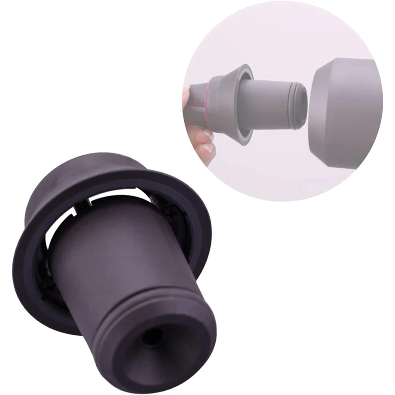 Round Volumizing escova e adaptador para Dyson Airwrap, secador de cabelo, limp, plana, acessório ferramenta B, fácil instalação, 2pcs