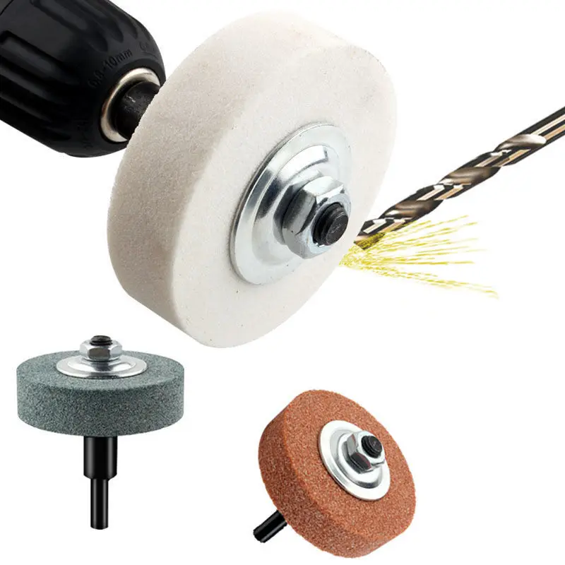 

Electric Drill Grind Wheel Green Carbon White Corundum Whetstone Sandstone 75/90 White Grind Wheel Kitchen Knife Metal Polishing