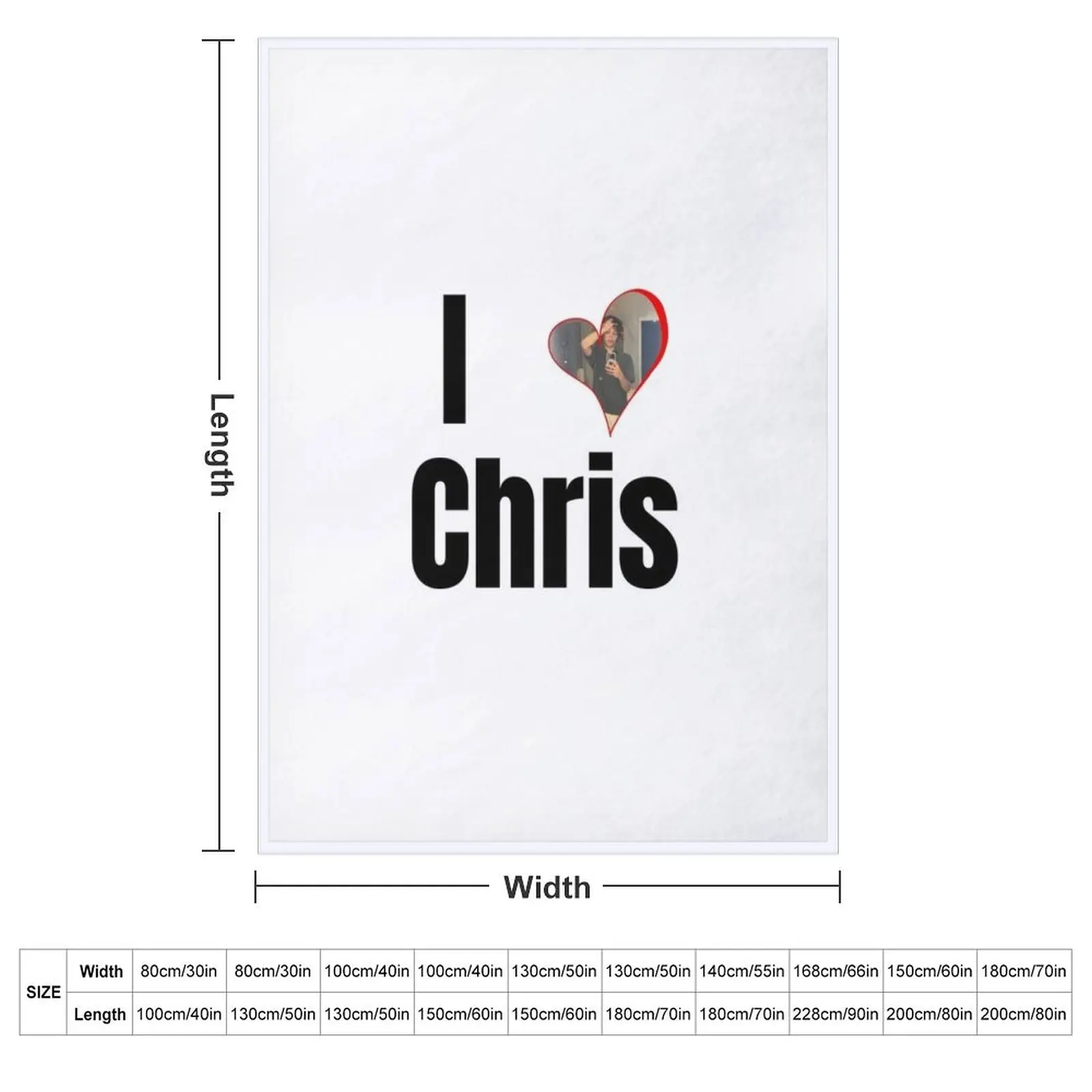 I Heart Chris Sturniolo Throw Blanket manga for sofa Blankets