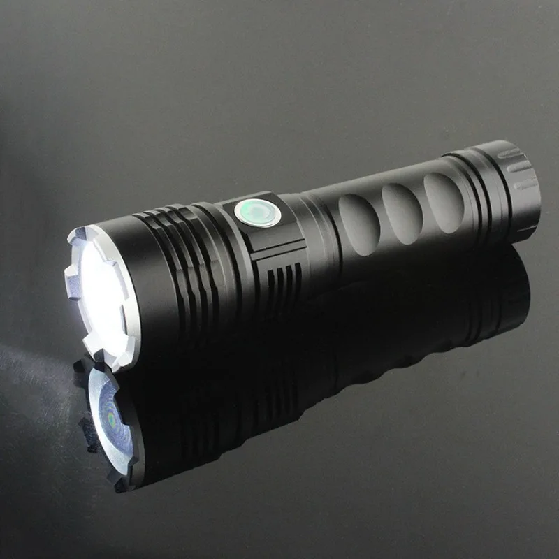 XHP50 Retractable Zoom Flashlight: Outdoor High-Power, Long-Lasting, Ultra-Bright for Camping, Fishing, Home & Emergency