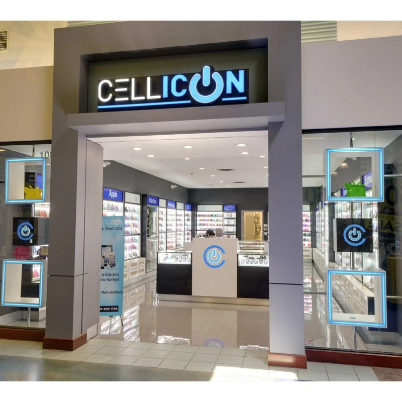 Custom, Moderne Telefoon Accessoires Display Stand Smartphone Winkel Meubels Professionele Telefoonwinkel Interieurontwerp