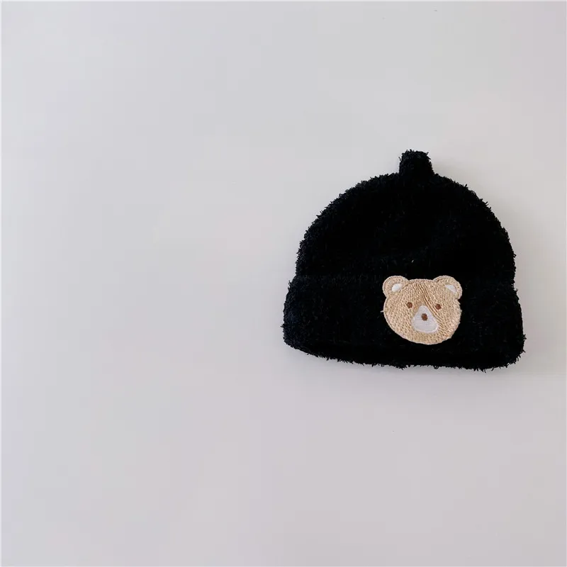 MILANCEL 2022Winter Baby Hat Newborn Girls Hat Infant Boy Bear Hats