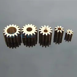 10Pcs 0.3/0.4/0.5M Mod 7T 8T 9T 10T 12T 14T 15T 16T Teeth Metal Copper Gear Spindle Gear Fit 1mm 2mm 2.3mm 3mm 3.17mm 5mm Shaft