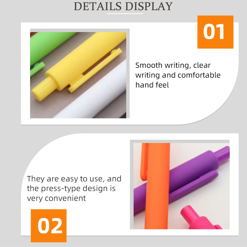 

10 шт., гелевые ручки для студентов, красочные ручные ручки для письма, гладкие чернила для школы, офиса, кавайные ручки, ручка для вывески пресс-типа