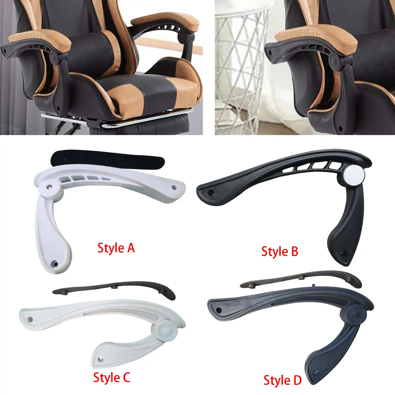 Ergonomic Chair Armrest Accessories Swivel Lifting Handle for Universal Desk Chair Home Office Study Room view 5