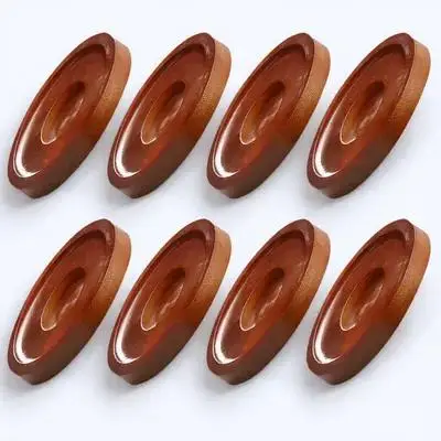 

8Pcs Round Wood Coasters with Spinning Tops Rotating Drink Holders for Whiskey Beer Glassware Bar Party Home Entertainment Decor