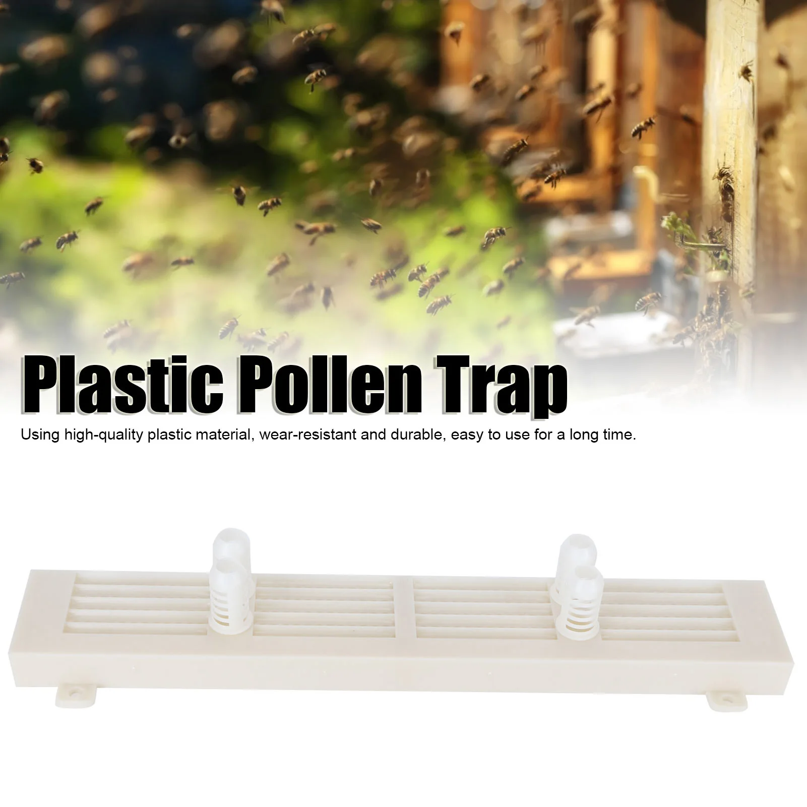 5 Rows Pollen Collector Tray Beekeeping Plastic Pollen Trap Collect Box Bee Keeping Accessory